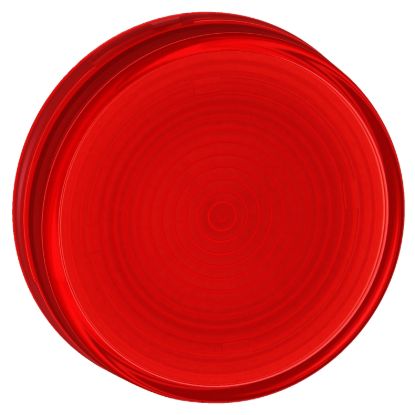 Picture of red grooved lens - for BA9s pilot light 22mm