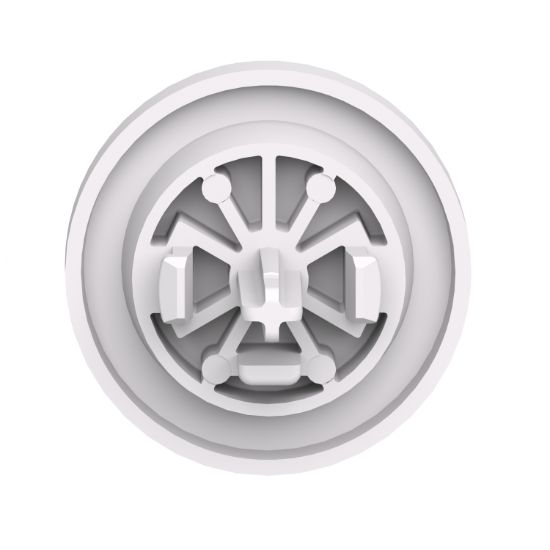 Picture of Antimicrobial plain cap, Harmony XB5, Harmony XB4, white, for flush mounted push button