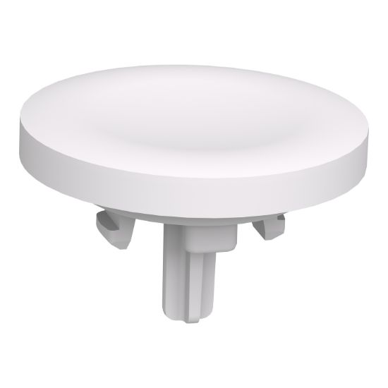 Picture of Antimicrobial plain cap, Harmony XB5, Harmony XB4, white, for flush mounted push button