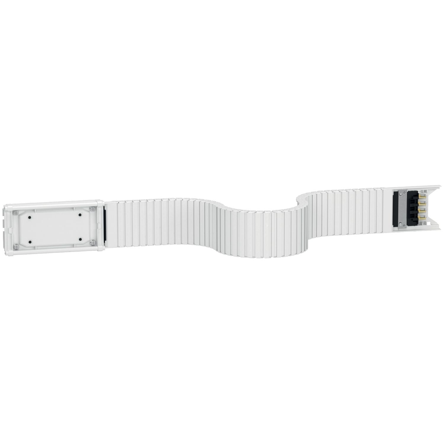 Picture of Flexible length, Canalis KN, 160A, edgewise, 3L+N+PE, fixed length 1m, white RAL9001