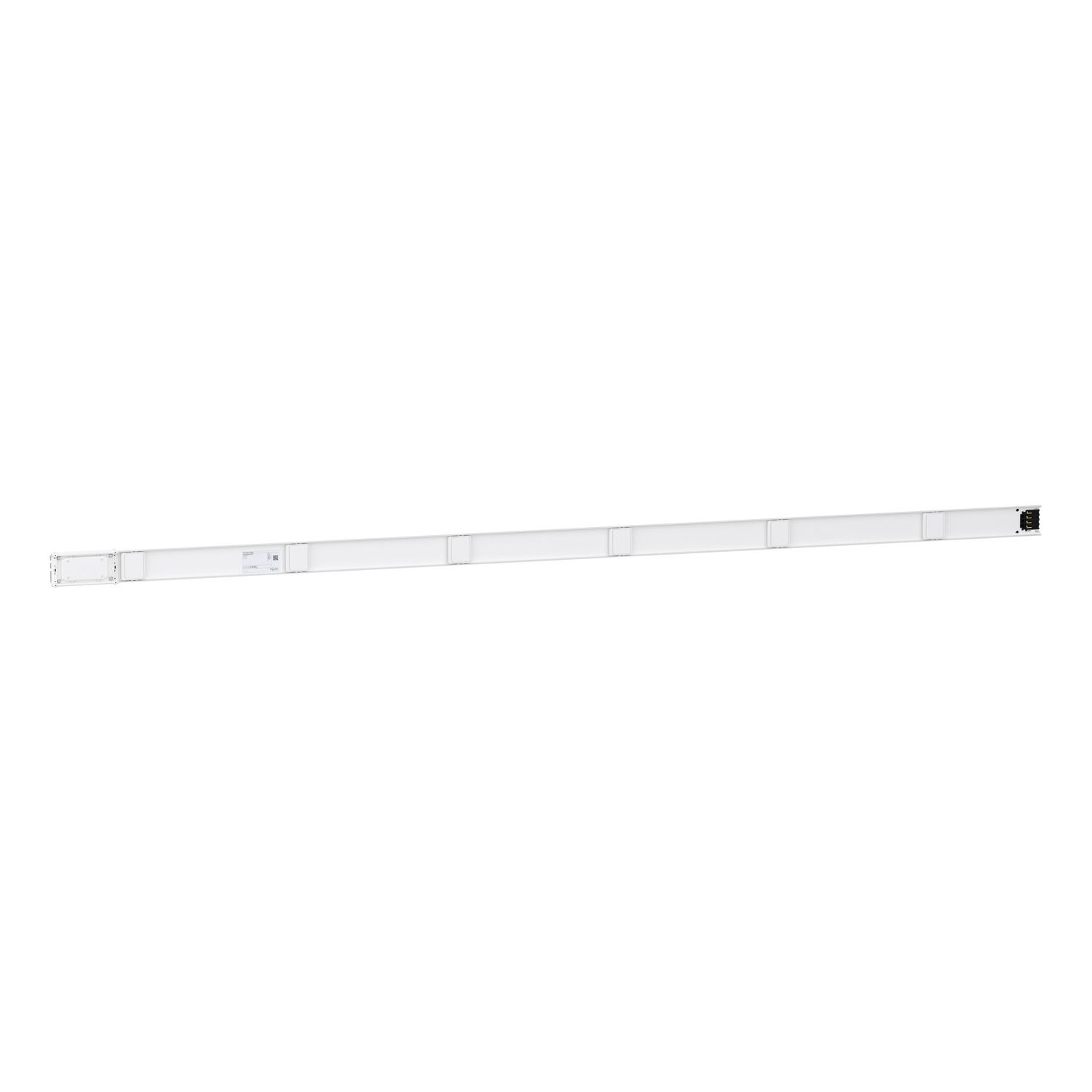 Picture of Straight distribution length, Canalis KN, standard, aluminium, 40A, 3L+N+PE, fixed length 3m, 6 outlets, RAL9001