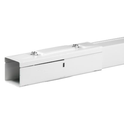 Picture of Straight length, Canalis KBB, 25A, 2 circuits, 3L+N+PE/L+N+PE, compatible DALI and KNX, 5 outlets, 3m, white RAL9003
