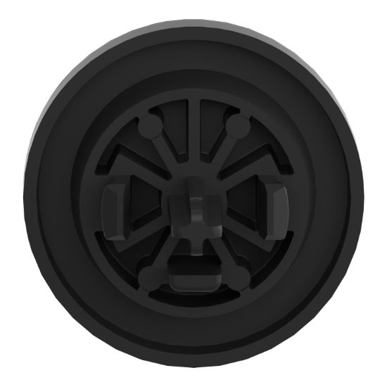 Picture of Antimicrobial plain cap, Harmony XB5, Harmony XB4, black, for flush mounted push button