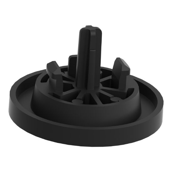 Picture of Antimicrobial plain cap, Harmony XB5, Harmony XB4, black, for flush mounted push button
