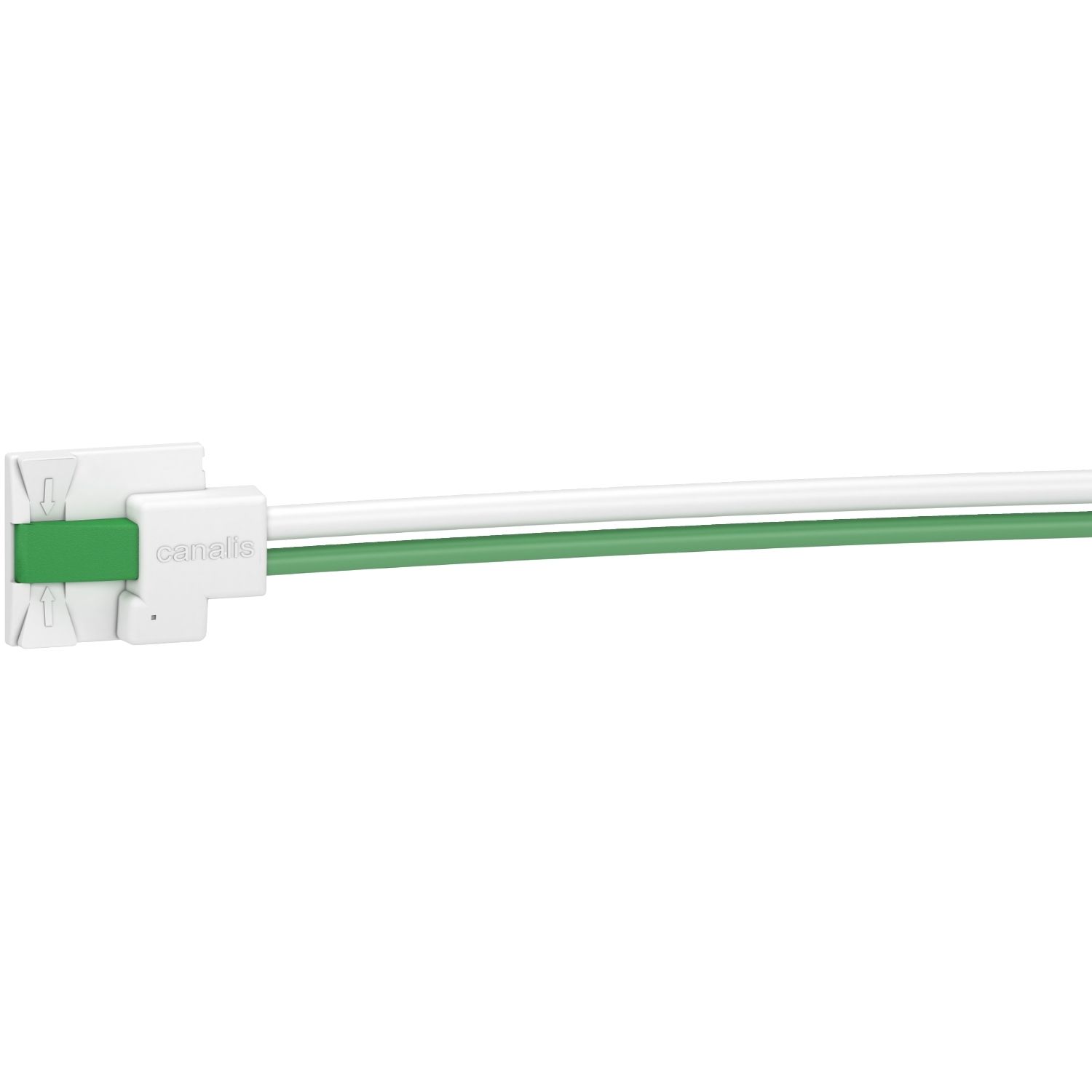 Picture of Connector, Canalis KB, 16A, L1+N+PE, direct connection, pre wired 1m length, compatible DALI/KNX protocol