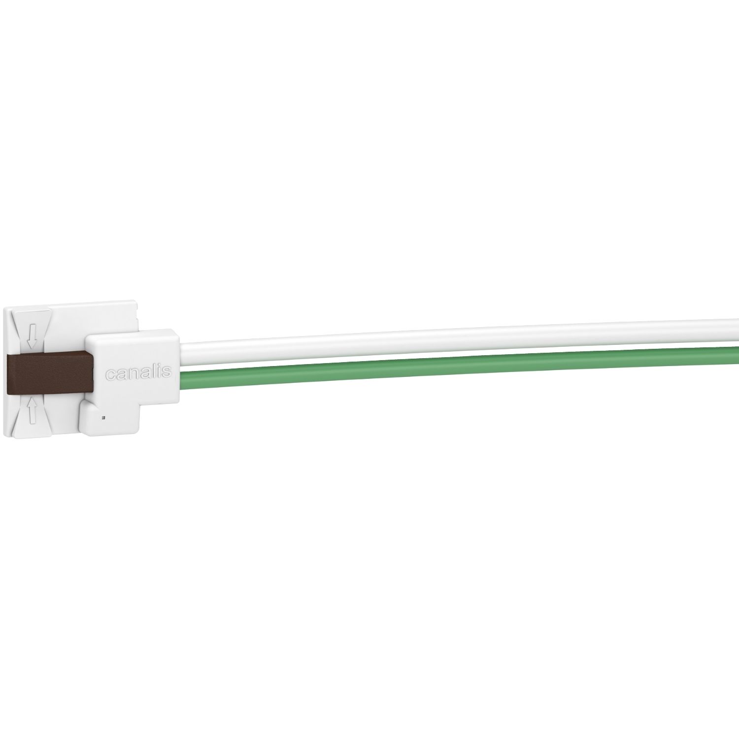 Picture of Connector, Canalis KB, 16A, L3+N+PE, direct connection, pre wired 1m length, compatible DALI/KNX protocol