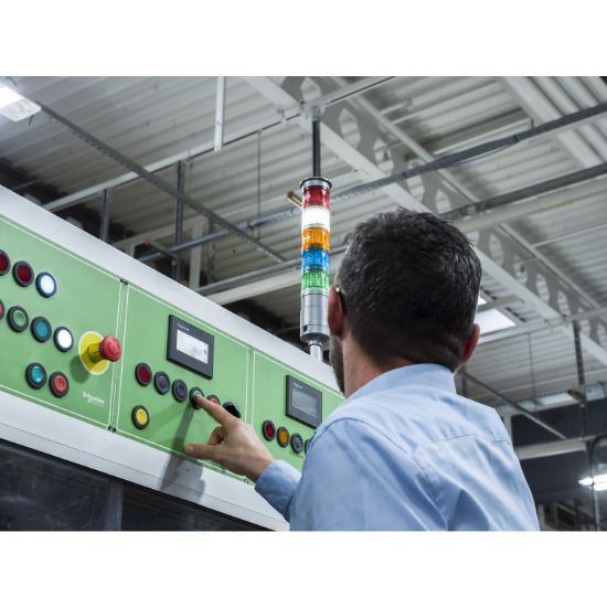 Picture of Antimicrobial plain cap, Harmony XB5, Harmony XB4, green, for flush mounted push button