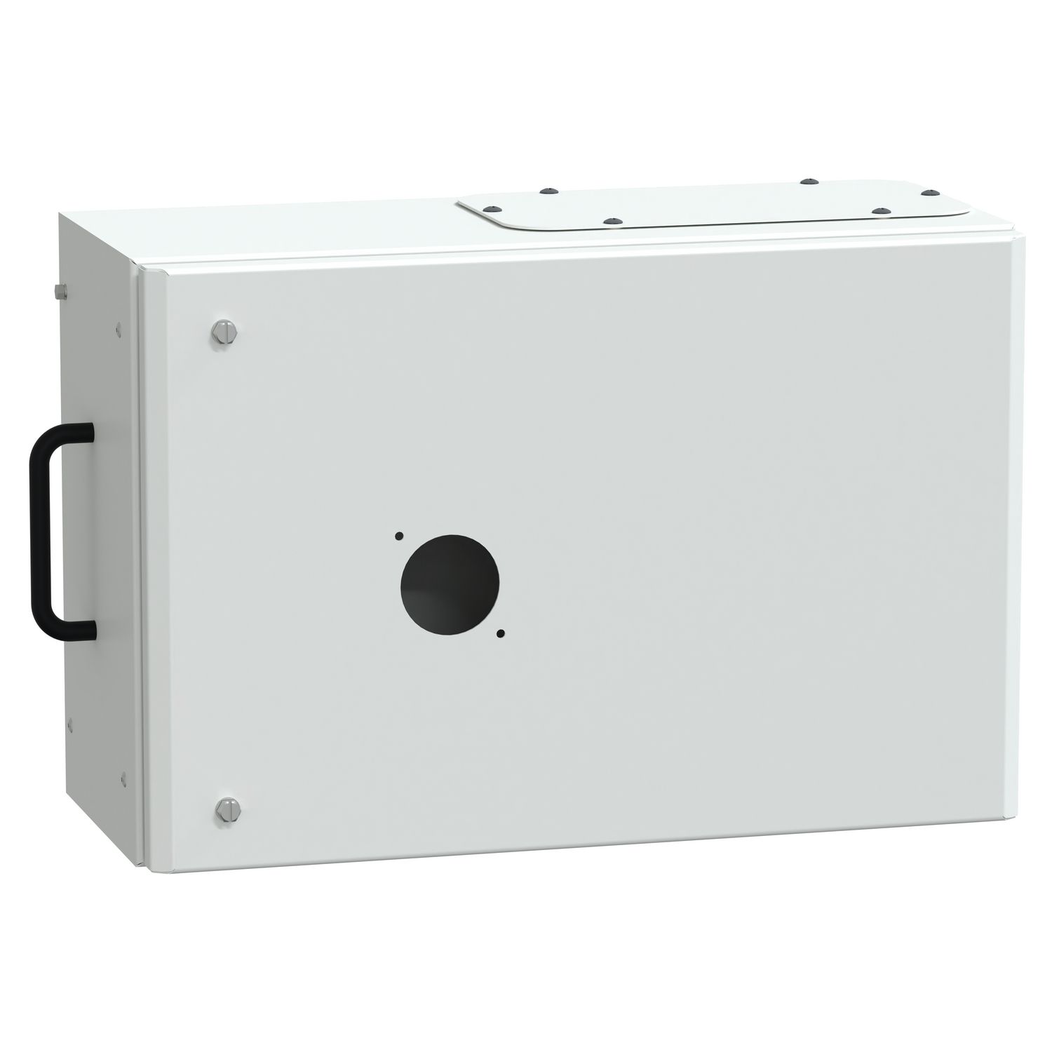 Picture of Tap off unit, Canalis KS 100A to 1000A, for ComPacT NSX100/160 with extended rotary handle, 160A, 3L+N+PE, IP55, RAL9001