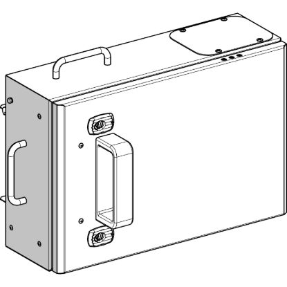 Picture of Empty tap off unit, Canalis KS, with isolator, polarity 3L+PEN, 160A, IP55, RAL9001
