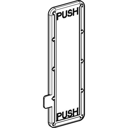 Picture of Blanking plate, Canalis KSA 100A to 400A, aluminium, for tap off unit outlet, IP55, white RAL9001
