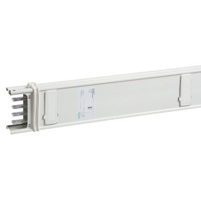 Picture of Vertical distribution length, Canalis KSA100, aluminium, 100A, fixed length 2.5m, 4 outlets, 3L+N+PE, white RAL9001