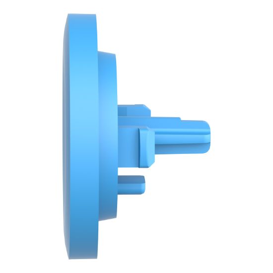 Picture of Antimicrobial plain cap, Harmony XB5, Harmony XB4, blue, for flush mounted push button