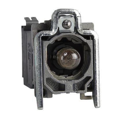 Picture of white light block with body/fixing collar integral LED 24V