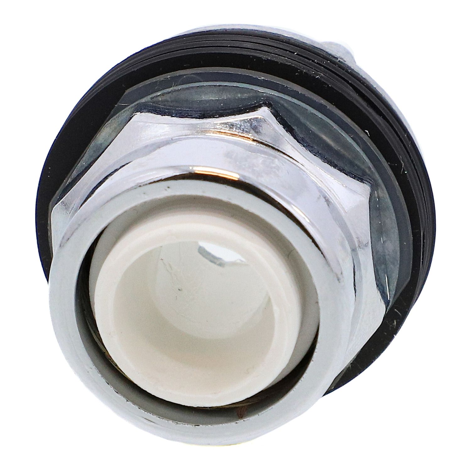 Picture of Head for illuminated push button, Harmony 9001K, metal, projecting, without cap, 30mm, spring return, without bulb