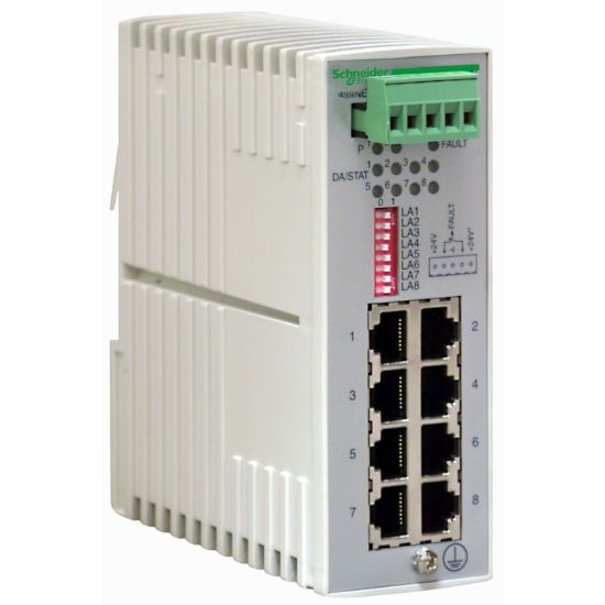 Picture of Ethernet TCP/IP switch ConneXium - 8 ports 10BASE-T/100BASE-TX for copper