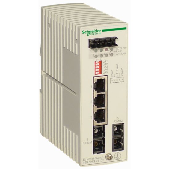 Picture of Ethernet TCP/IP switch - ConneXium - 3 ports for copper + 2 for fiber optic