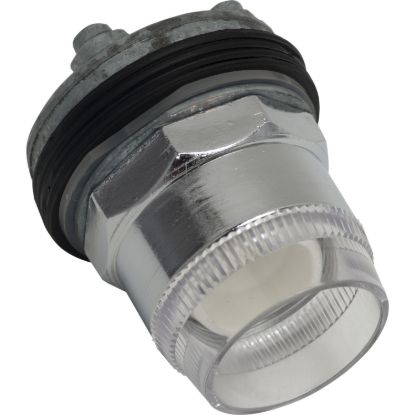 Picture of Illuminated push button head, Harmony 9001K, metal, plastic guard flush, without cap, 30mm, spring return, without bulb