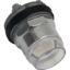 Picture of Illuminated push button head, Harmony 9001K, metal, plastic guard flush, without cap, 30mm, spring return, without bulb