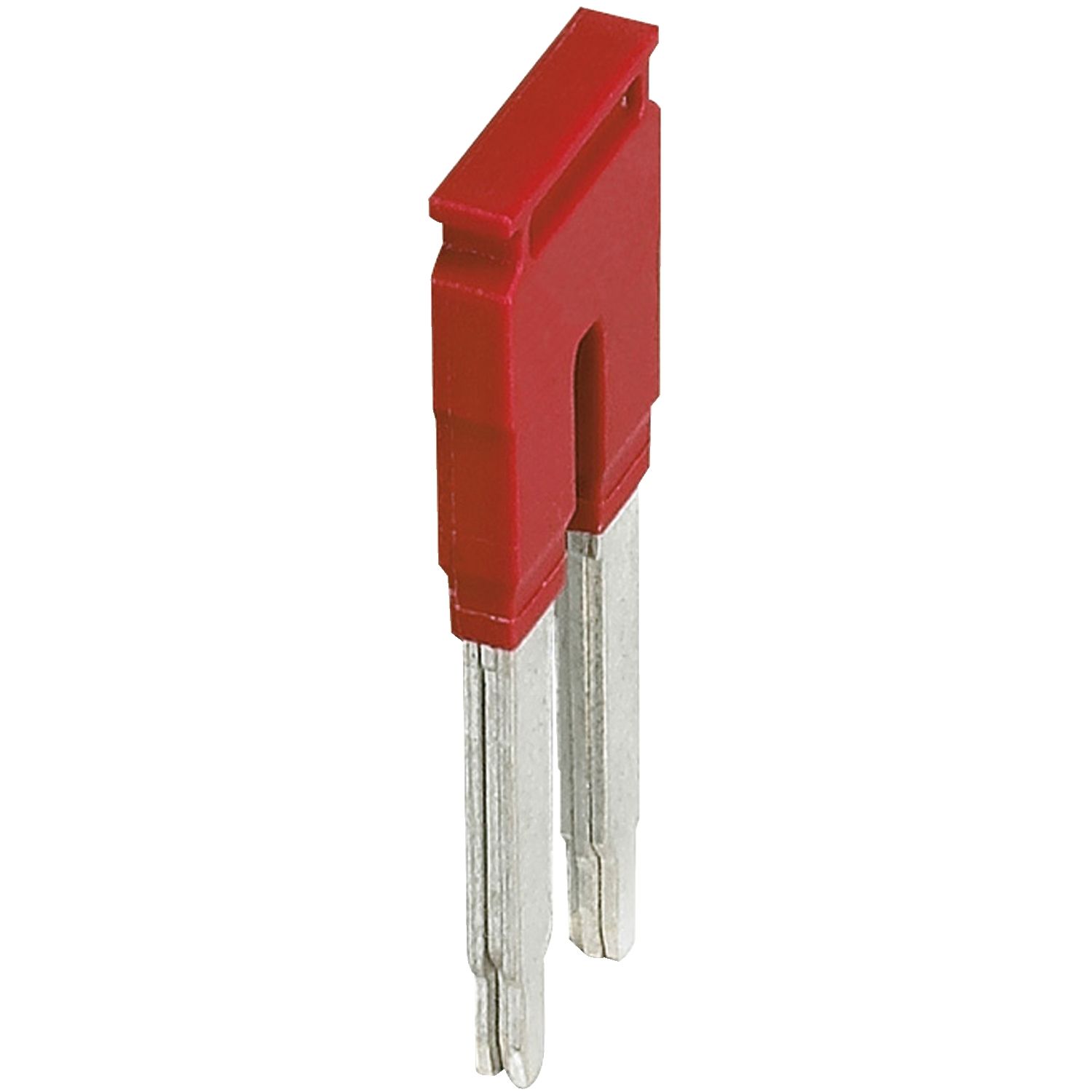 Picture of Plug-in bridge, Linergy TR, 2 points, for 10mmÂ² terminal blocks, 2 way, red, set of 10