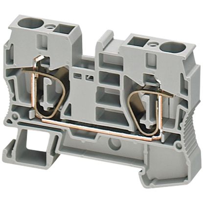 Picture of Terminal block, Linergy, Linergy TR, spring type, feed through, 2 points, 10mm², grey