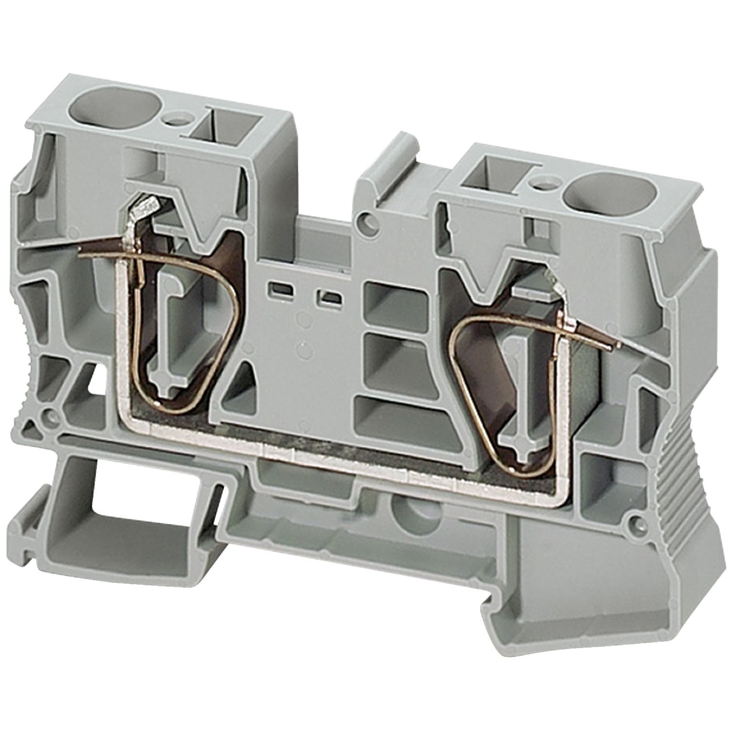 Picture of Terminal block, Linergy, Linergy TR, spring type, feed through, 2 points, 16mm², grey