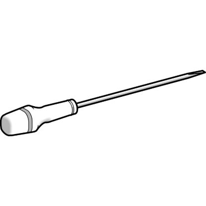 Picture of screwdriver for slotted head screws - blade 1 x 5.5 mm