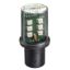 Picture of LED bulb, Harmony XVB, BA 15d, red, steady light, 24V AC/DC