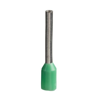 Picture of Cable ends, Linergy TR cable ends, single conductor, green, 0.34mmÂ², short size, 10 sets of 100