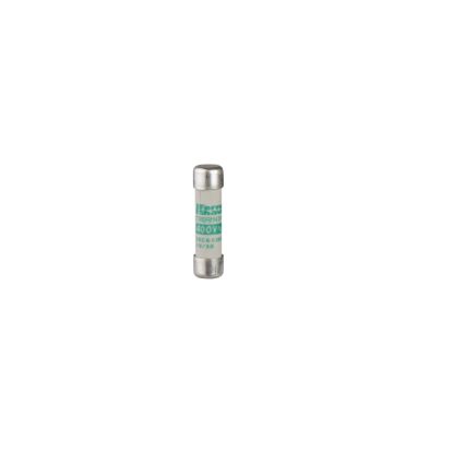 Picture of NFC cartridge fuses, TeSys GS, cylindrical 10mm x 38mm, fuse type aM, 500VAC, 1A, without striker, set of 10 parts