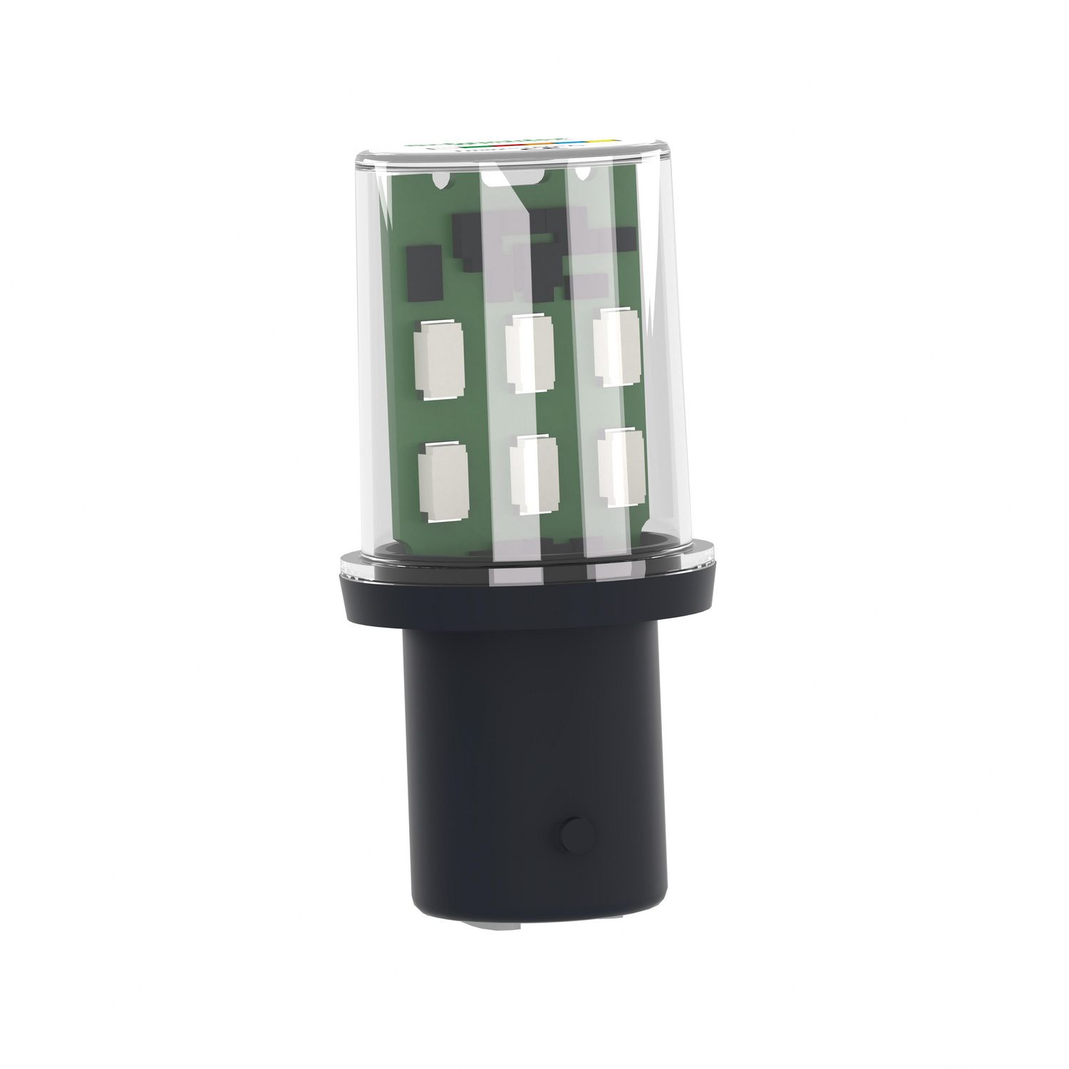 Picture of LED bulb, Harmony XVB, BA 15d, red, steady light, 120V AC