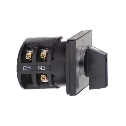 Picture of Cam changeover switch, Harmony K, front mounting, plastic, 1 poles, position 0, 60 degree, 150A, 88x88mm, marked 1/0/2