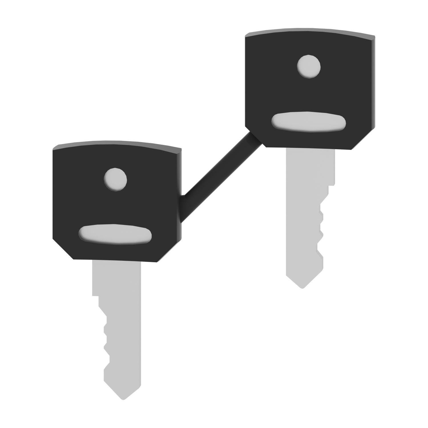 Picture of Key, Harmony XB4, emergency stop push button, key 421E, set of 2 keys