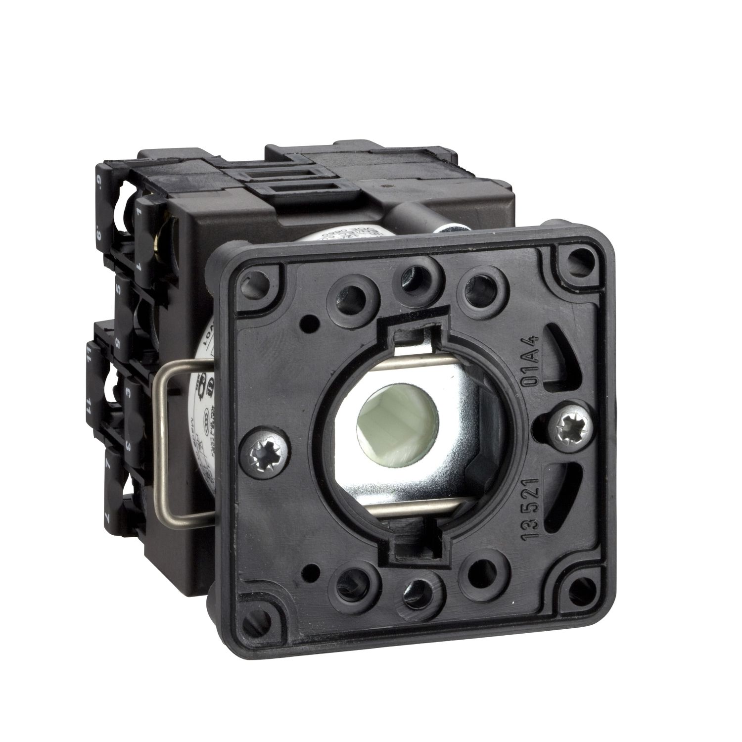 Picture of Cam switch body for BCD encoded withoutput switch, Harmony K, 22mm, plastic, 1 pole, 12 positions without 0 position, 45 degree, 12A