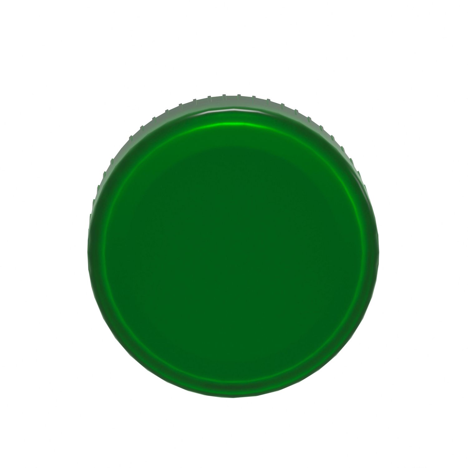 Picture of Head for pilot light, Harmony XB4, metal, green, 22mm, plain lens for BA9s bulb