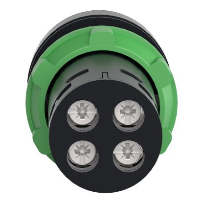 Picture of Monolithic push button, Harmony XB7, plastic,red, 22mm, spring return, unmarked, 1NC