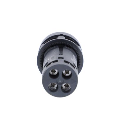 Picture of Monolithic push button, Harmony XB7, plastic, red, 22mm, spring return, unmarked, 1NO+1NC