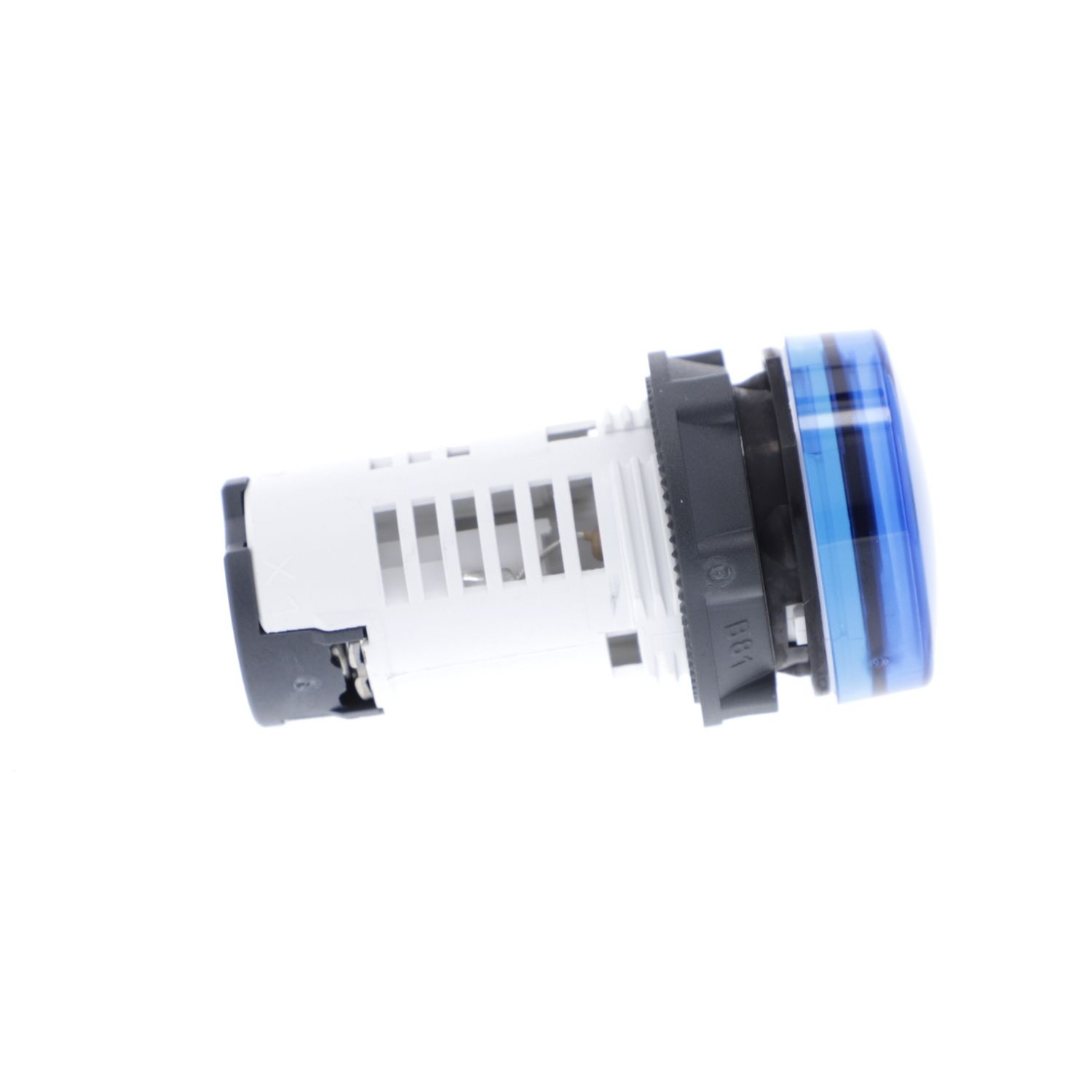 Picture of Monolithic pilot light, Harmony XB7, plastic, blue, 22mm, integral LED, 230...240V AC