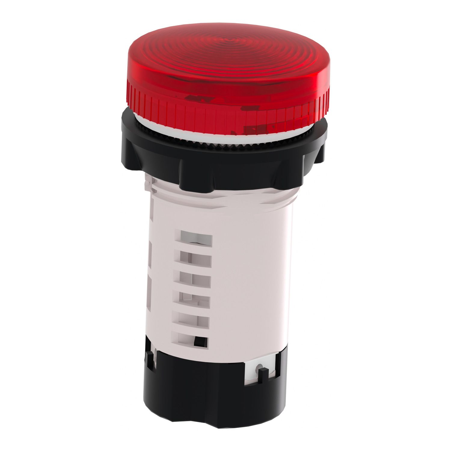 Picture of Monolithic pilot light, Harmony XB7, plastic, red, 22mm, plain lens for BA9s bulb, lt 250V