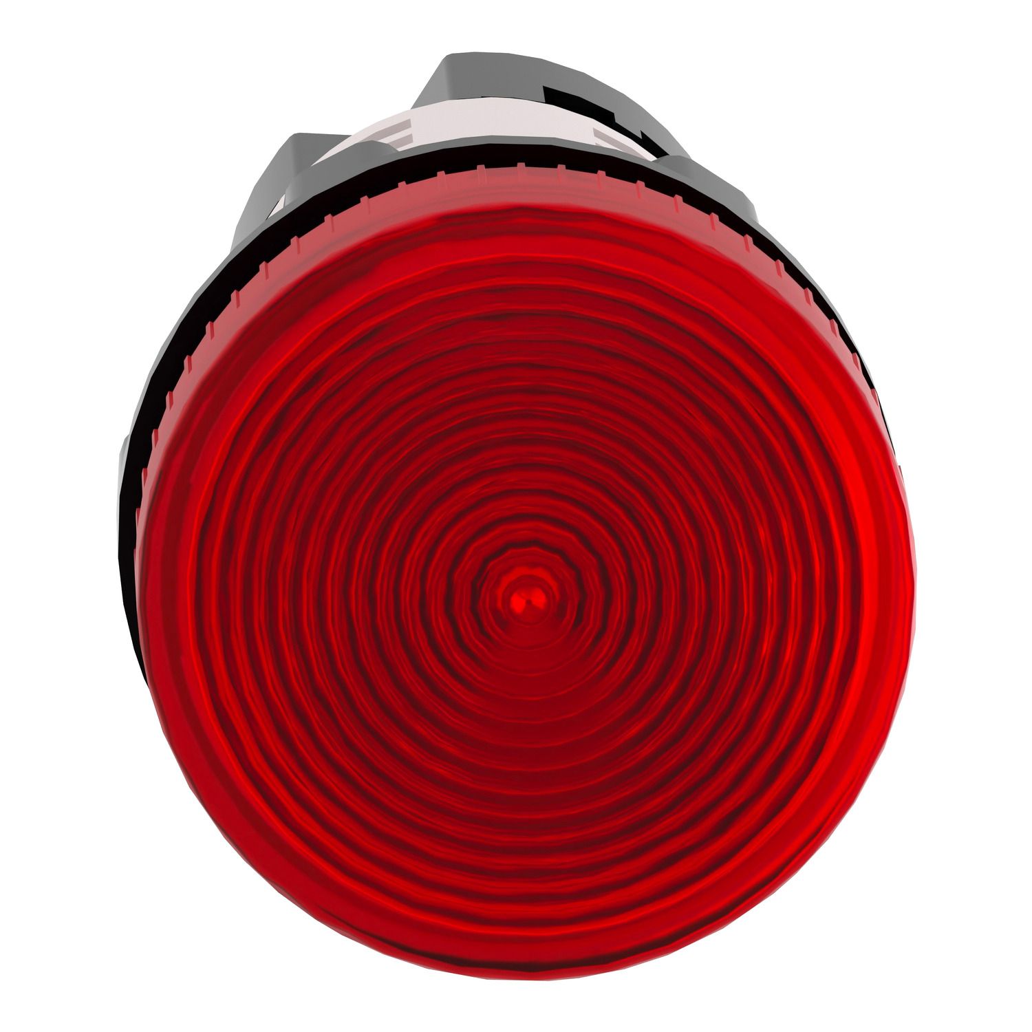 Picture of Monolithic pilot light, Harmony XB7, plastic, red, 22mm, plain lens for BA9s bulb, lt 250V