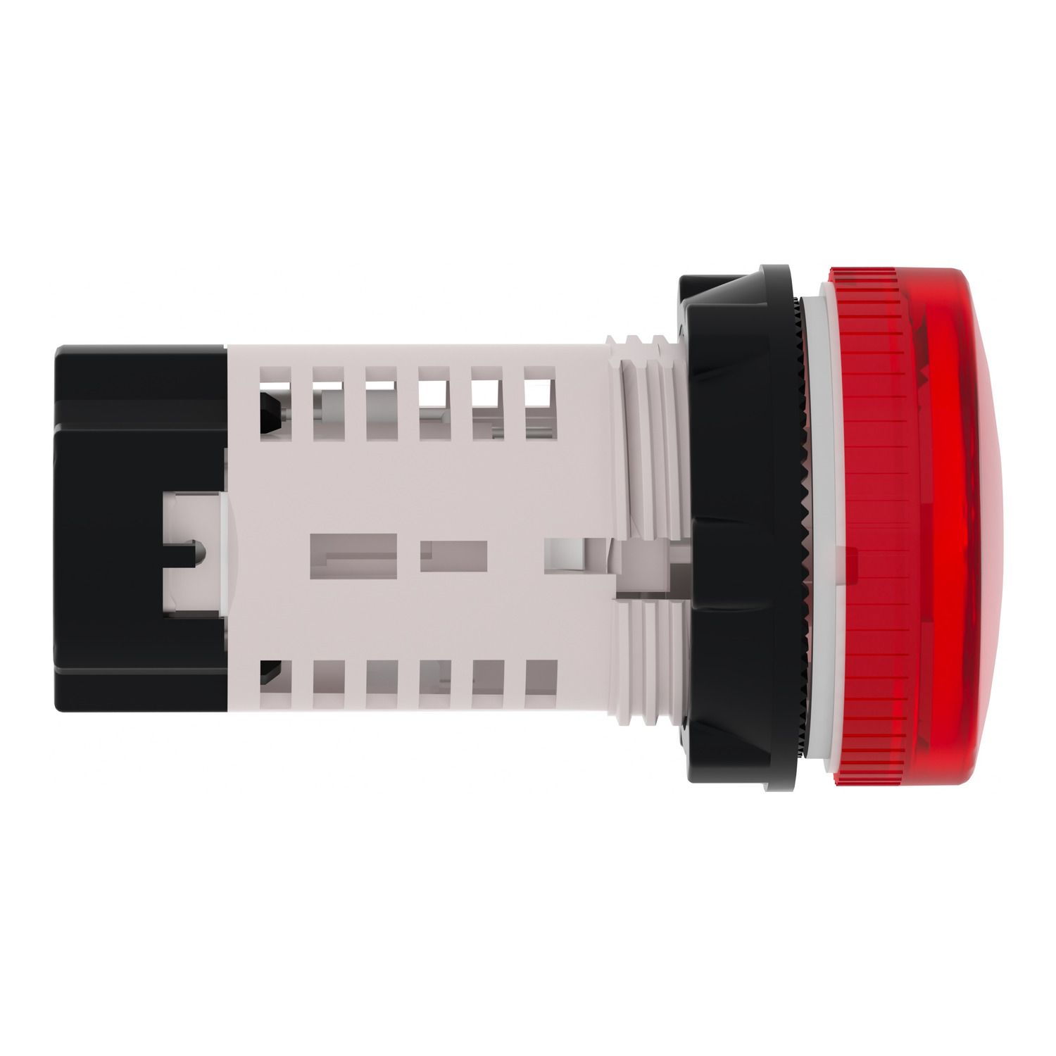 Picture of Monolithic pilot light, Harmony XB7, plastic, red, 22mm, plain lens for BA9s bulb, lt 250V