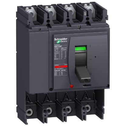 Picture of Circuit breaker basic frame, ComPact NSX630N, 50kA at 415VAC 50/60 Hz, 630A, without trip unit, 4 poles