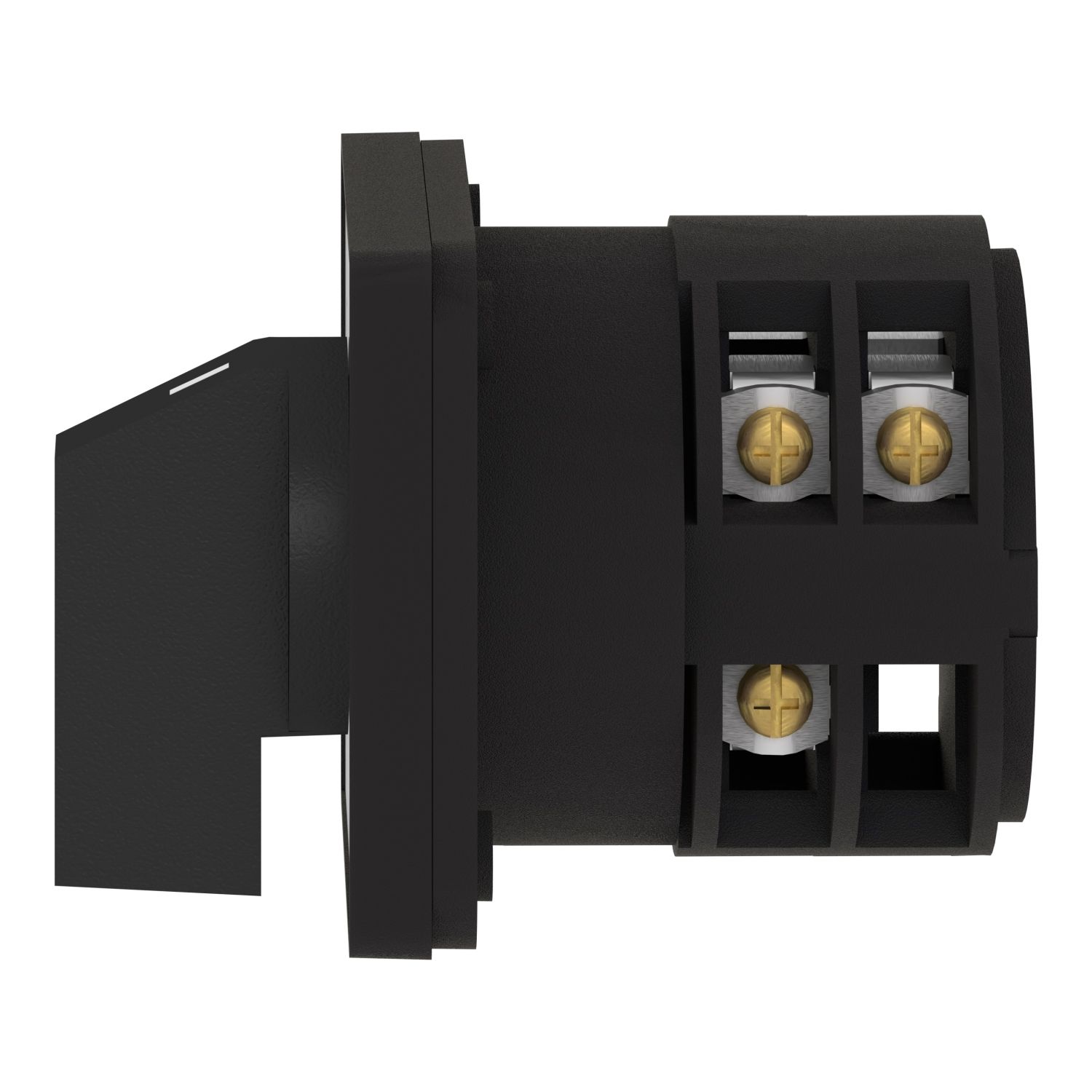 Picture of Complete cam switch, Harmony K1, K2, cam reversing switch, front mounting, plastic, 3 poles, position 0, 60degrees, 32A, 64x64mm, marked 1 0 2