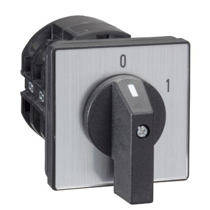 Picture of Cam switch, Harmony K, front mounting, plastic, 3 poles, 60 degree, 63A, 64x64mm, marked 0/1