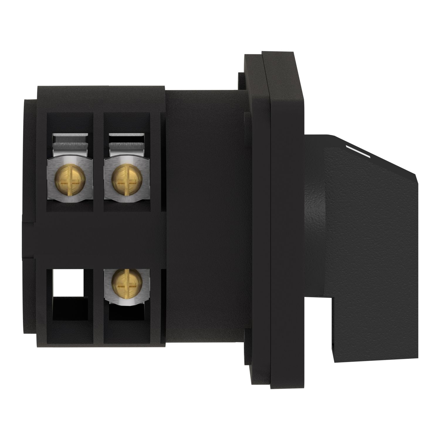 Picture of Complete cam switch, Harmony K1, K2, cam changeover switch, front mounting, plastic, 4 poles, position 0, 30degrees, 32A, 64x64mm, marked 1 0 2