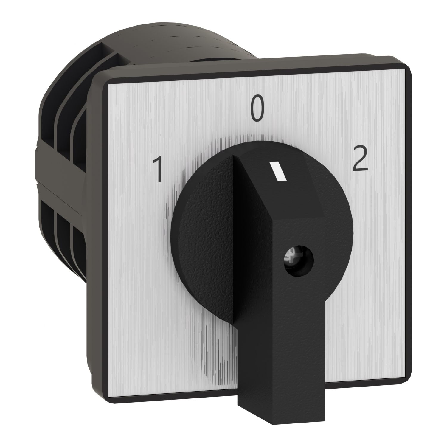 Picture of Cam changeover switch, Harmony K, front mounting, plastic, 3 poles, 30 degree, 63A, 64x64mm, marked 1/2