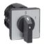 Picture of Cam switch, Harmony K, front mounting, plastic, 4 poles, 90 degree, 63A, 64x64mm, marked OFF/ON