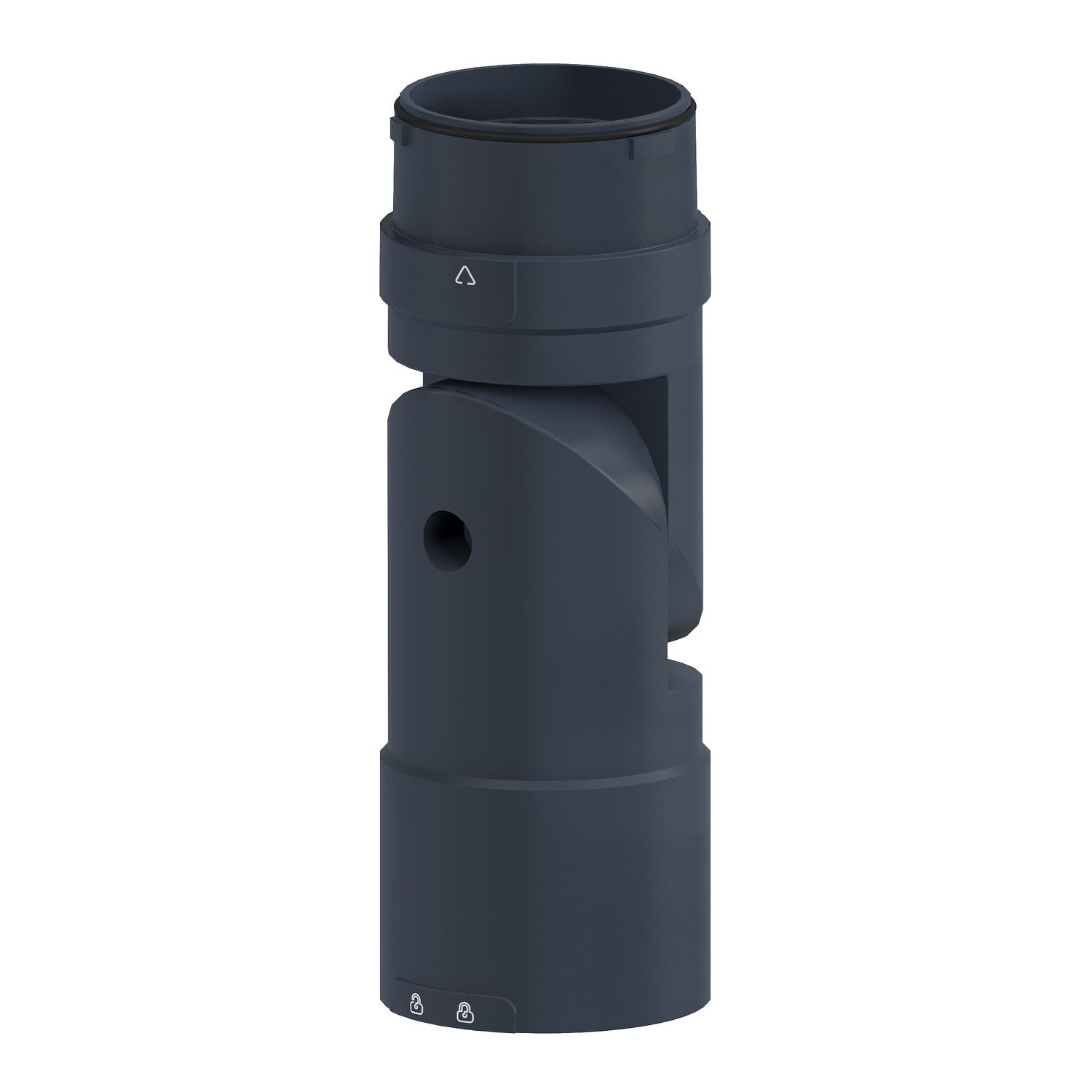 Picture of Flexible mounting unit for use on horizontal or vertical support for modular tower lights, Harmony XVU, black, 60mm