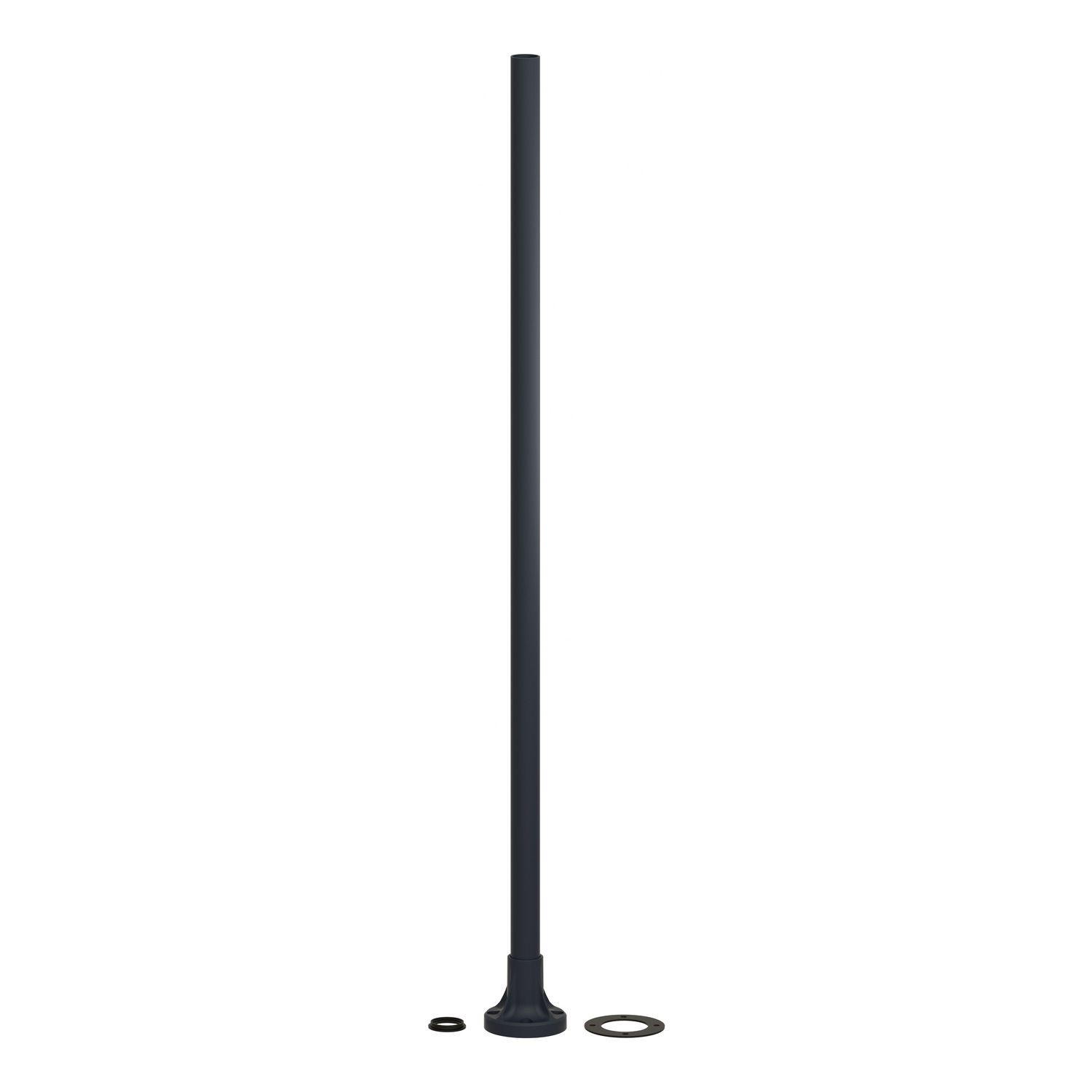 Picture of Fixing base for modular tower lights, Harmony XVB, plastic, Ø70, 780mm black aluminium support tube + black fixing plate