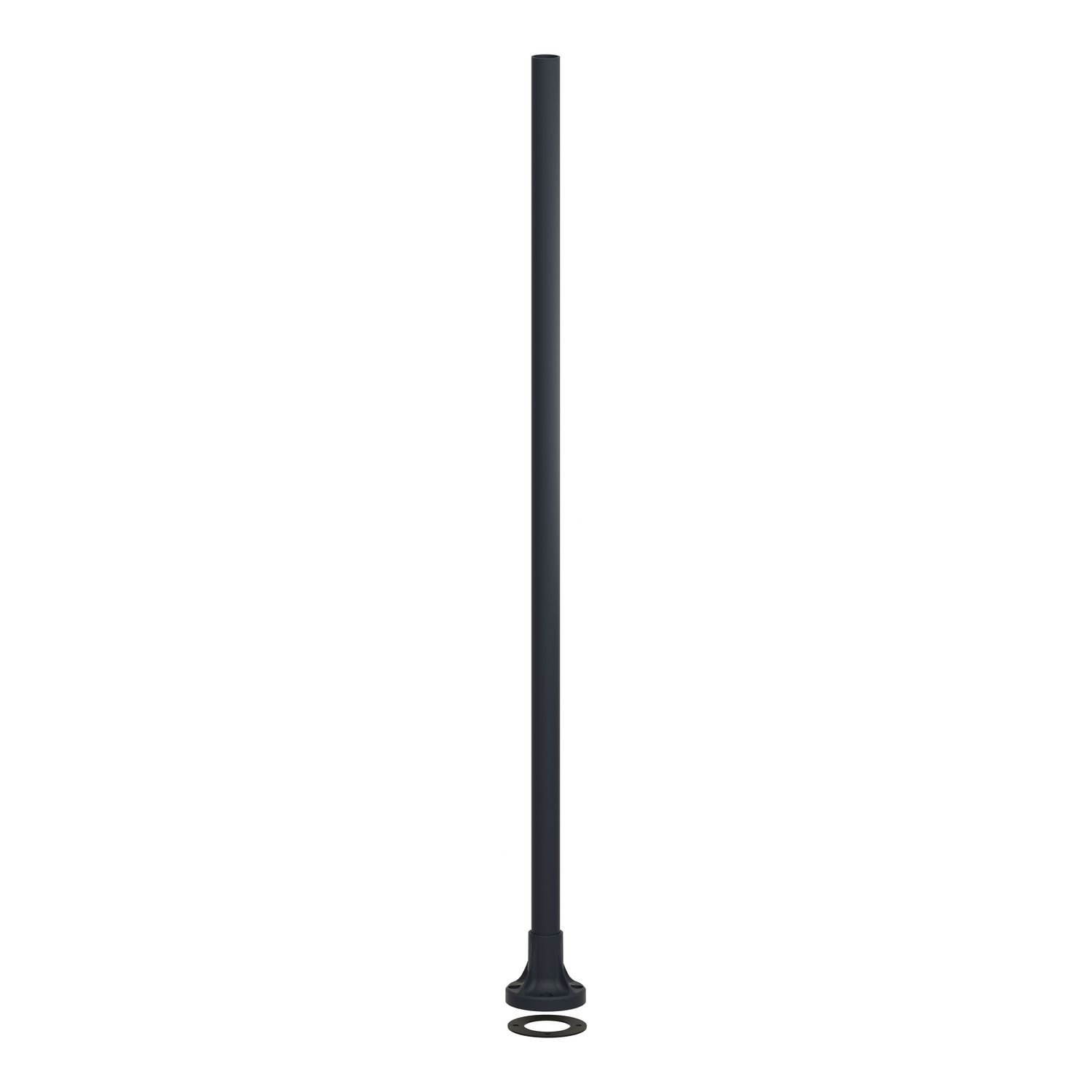 Picture of Fixing base for modular tower lights, Harmony XVB, plastic, Ø70, 780mm black aluminium support tube + black fixing plate