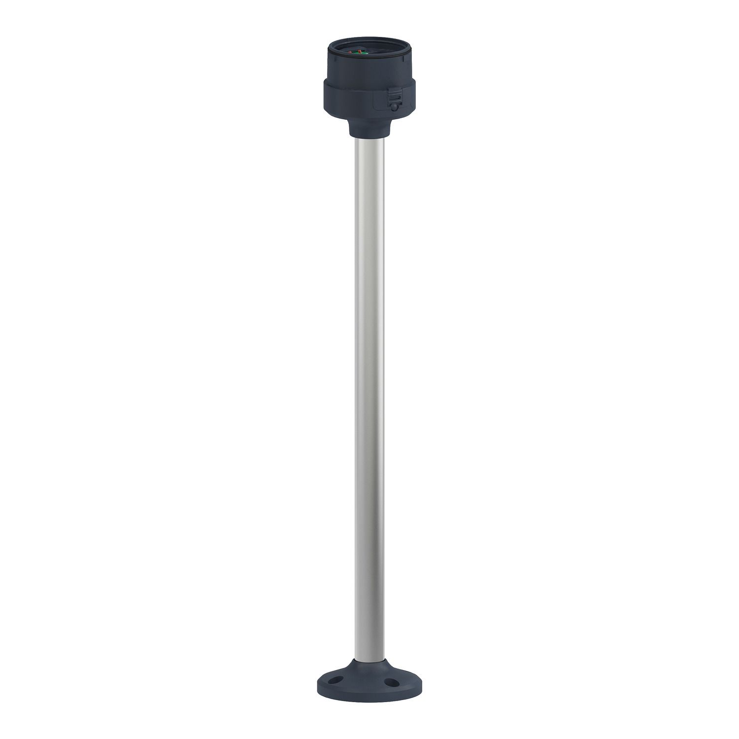 Picture of Fixing plate with 400mm aluminium pole for modular tower lights, Harmony XVU, black, 60mm
